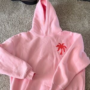 Pink Palm Graphic Women's Hoodie